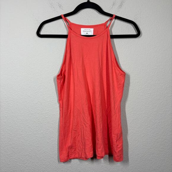 SOUTHCOTT Tops - Southcott 2/Medium Gemma Tank Top Sleeveless Orange Coral Stretch